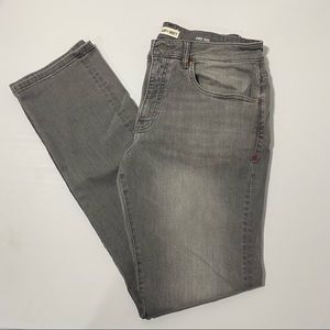 Men’s 34x36 Warp + Weft ORD Chicago Straight Smoke Gray Black Jeans Pants